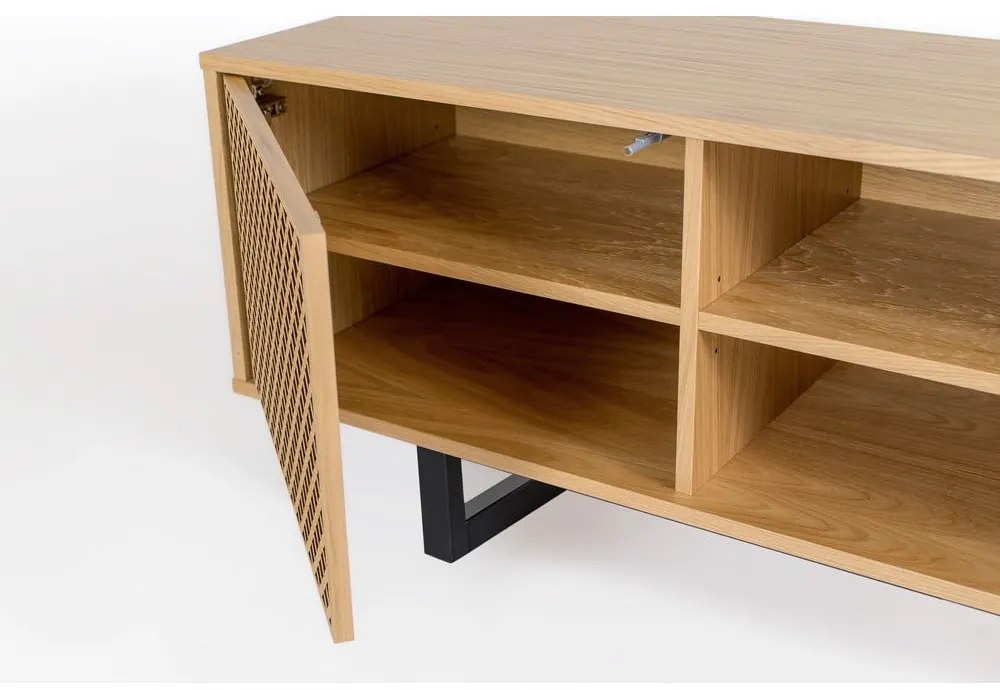 Szafka pod TV w dębowym dekorze Woodman Mora