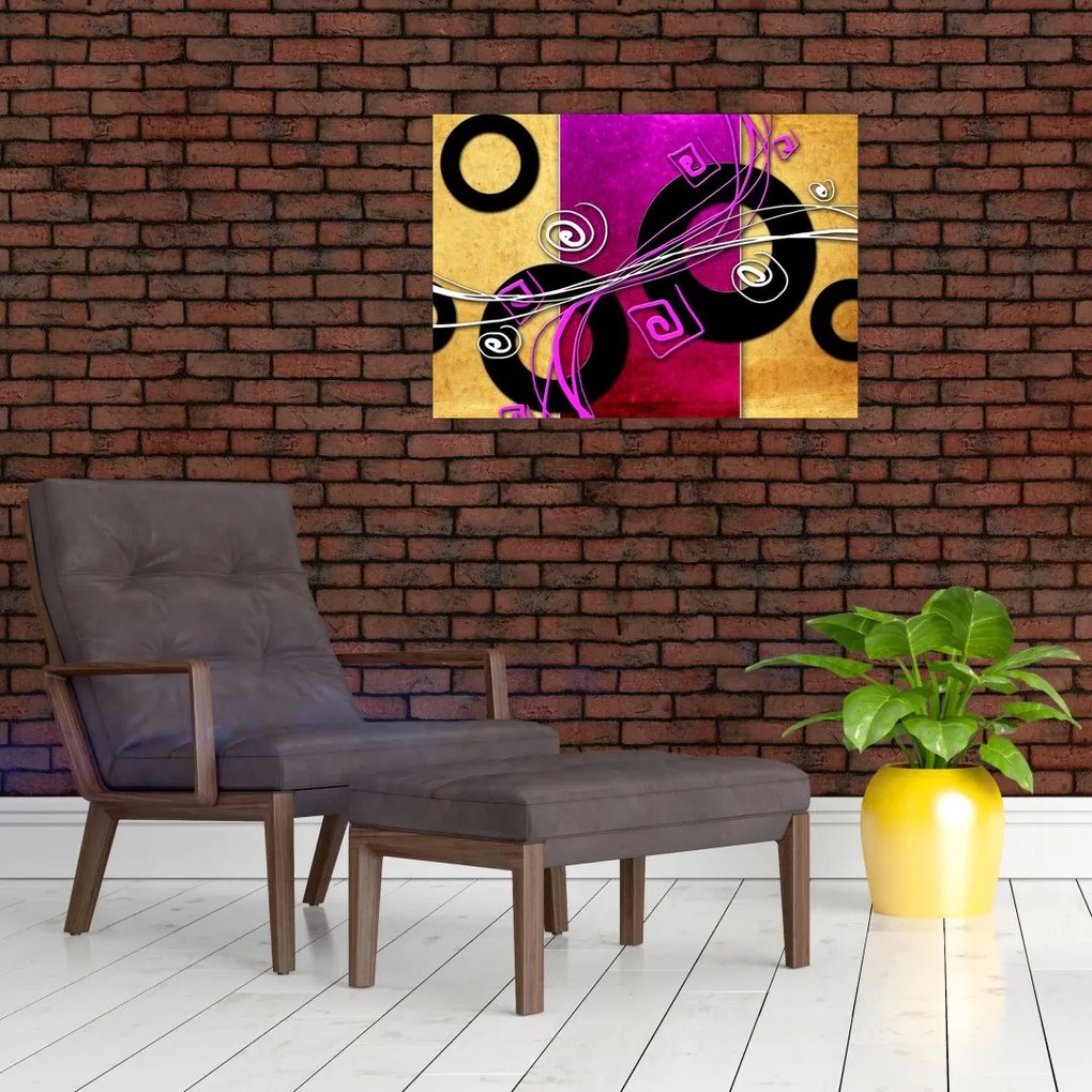 Obraz abstrakcji (70x50 cm)