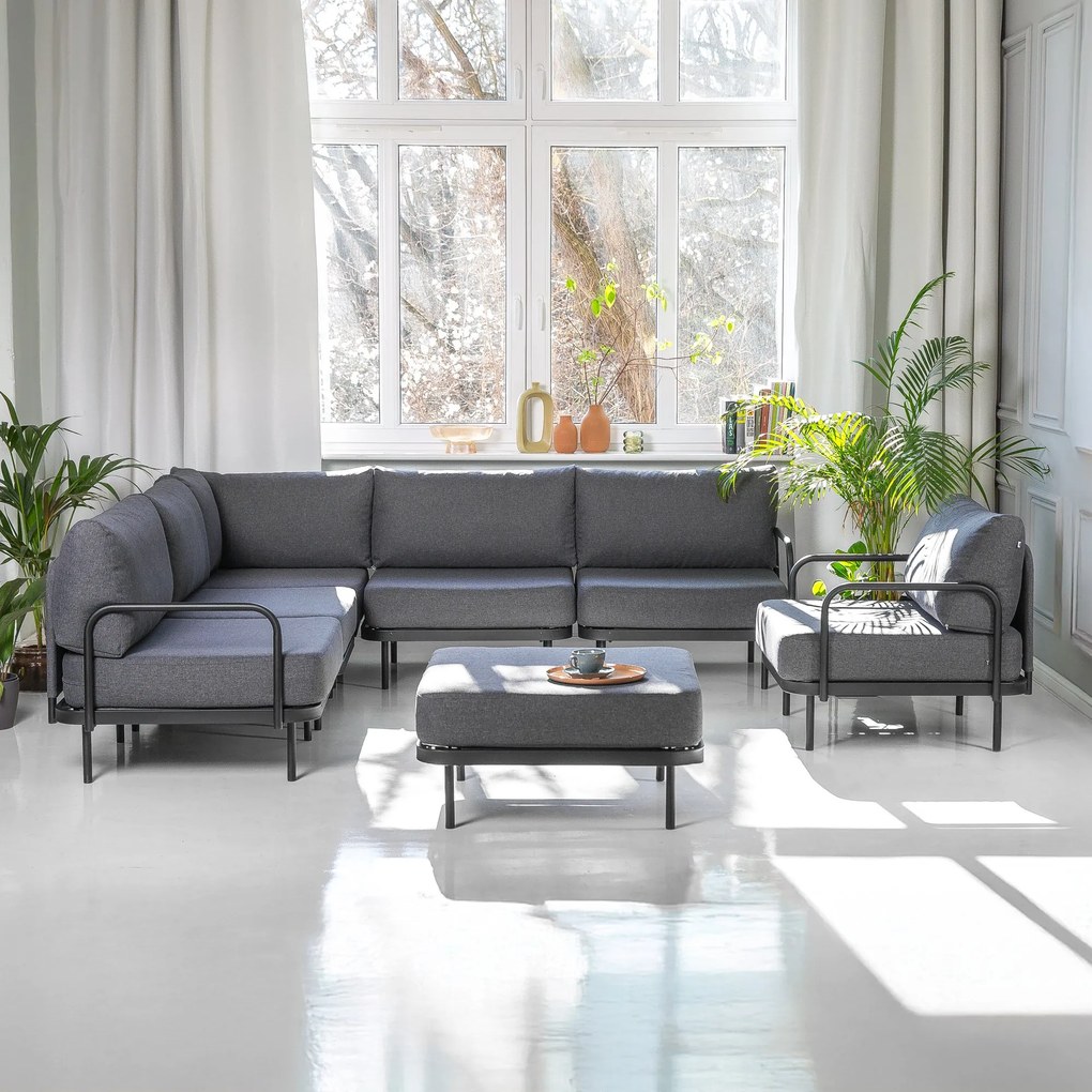 Zestaw mebli ogrodowych dla 7 osób Piryt D060-16EW PATIO