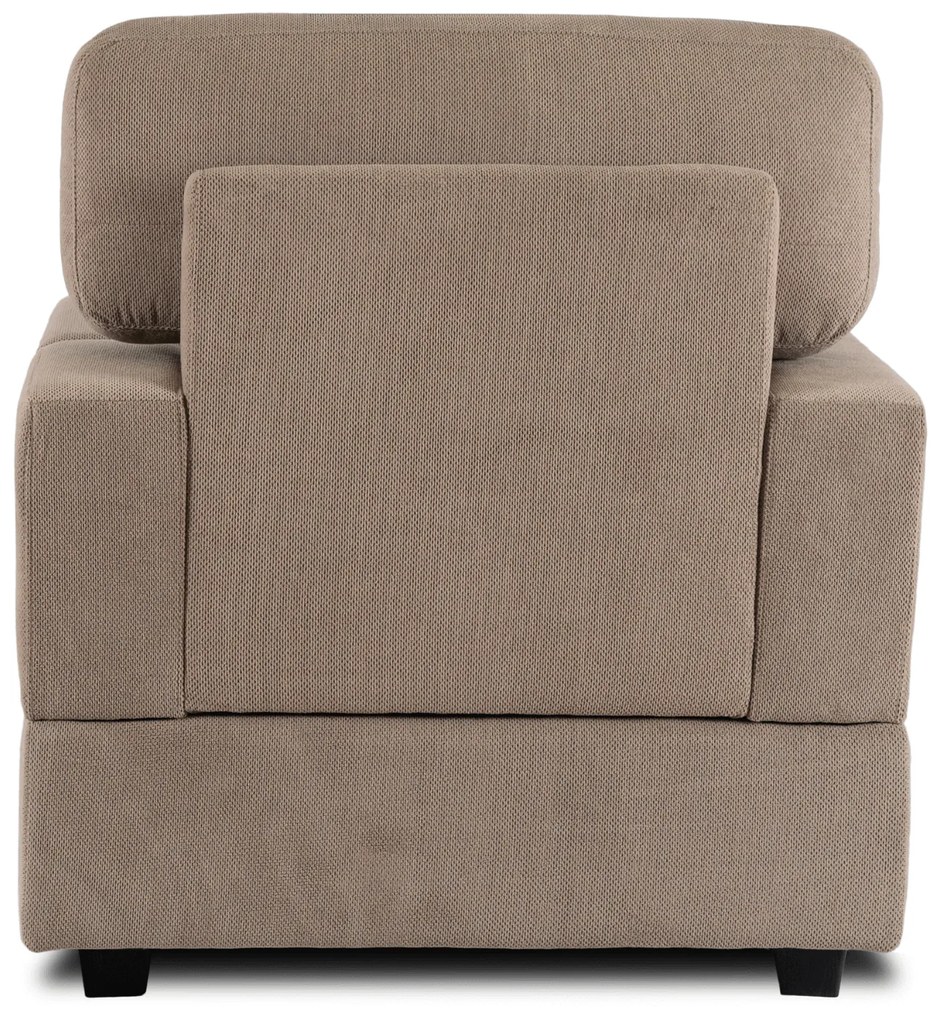 Fotel Wypoczynkowy Sofa NEO Beżowy Tapicerowany Nowoczesny