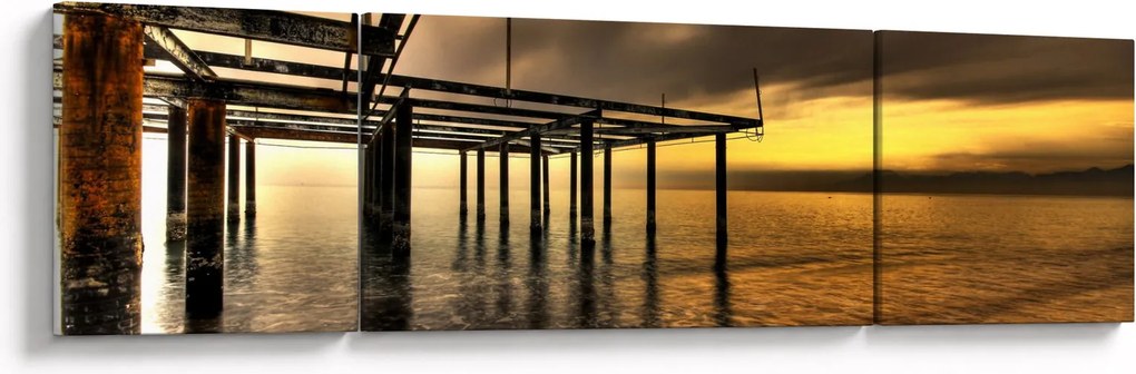 Obraz - Architektura nad wybrzeżem (170x50 cm)
