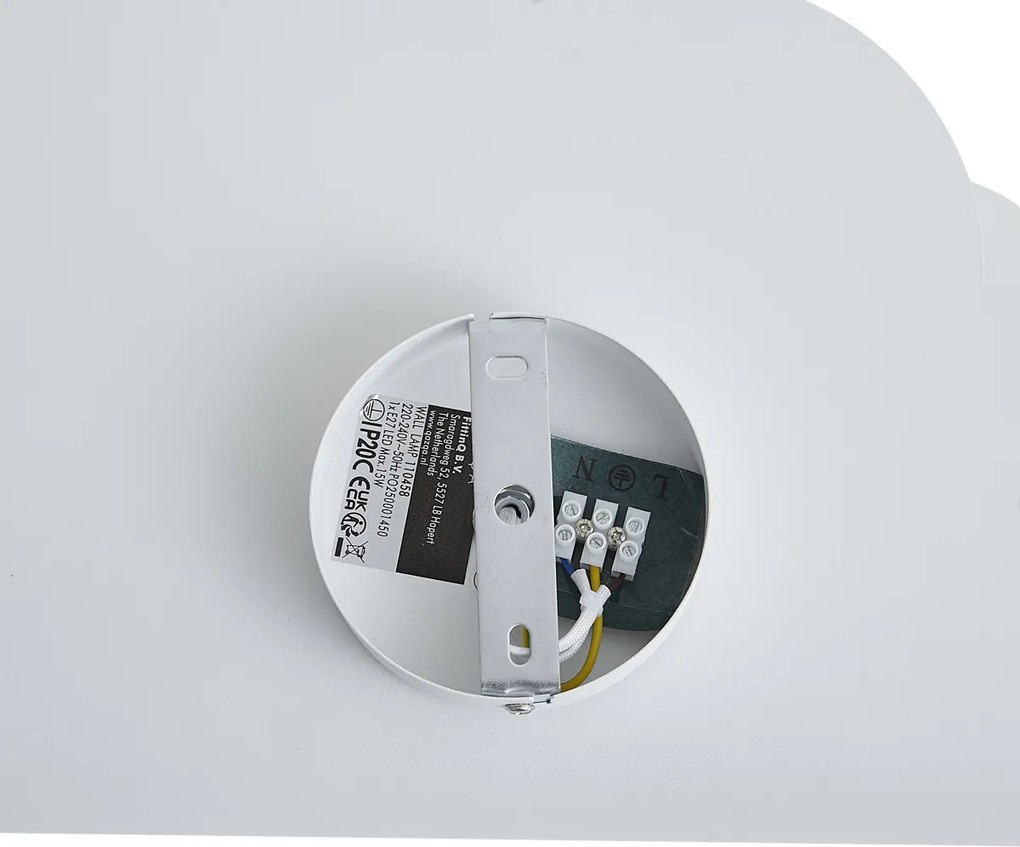 Dziecięca lampa ścienna Biała Chmurka ze Słońcem - Cloudy