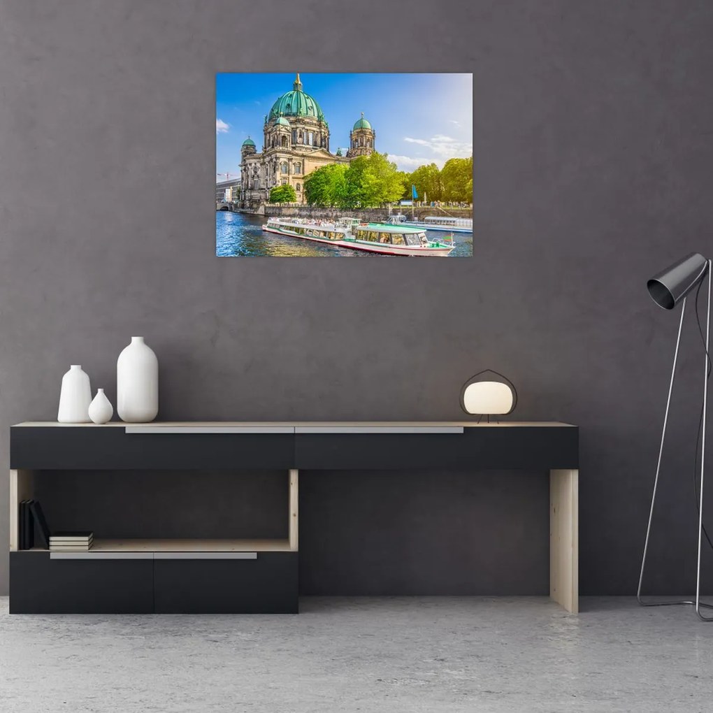Obraz na szkle - Katedra w Berlinie (70x50 cm)