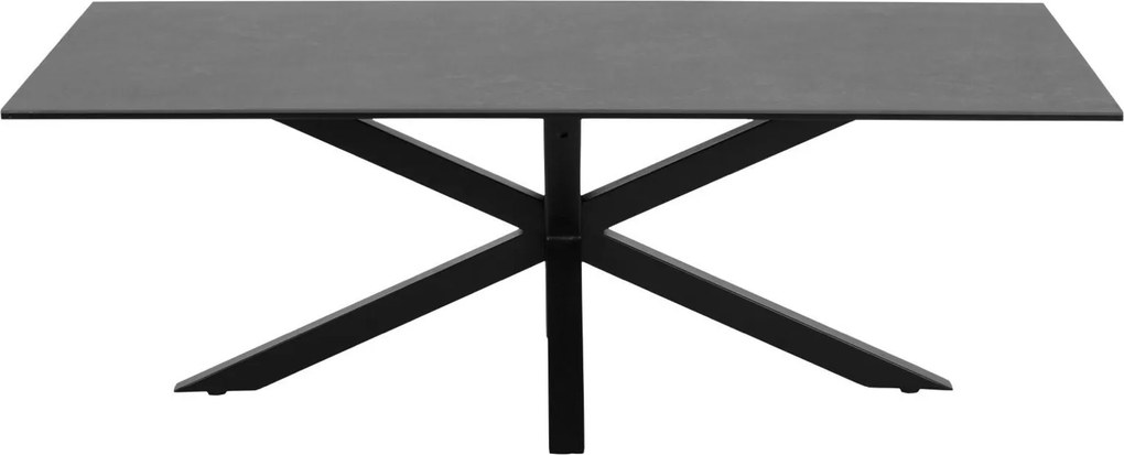 Designerski stolik z ceramicznym blatem Heaven czarny marmur