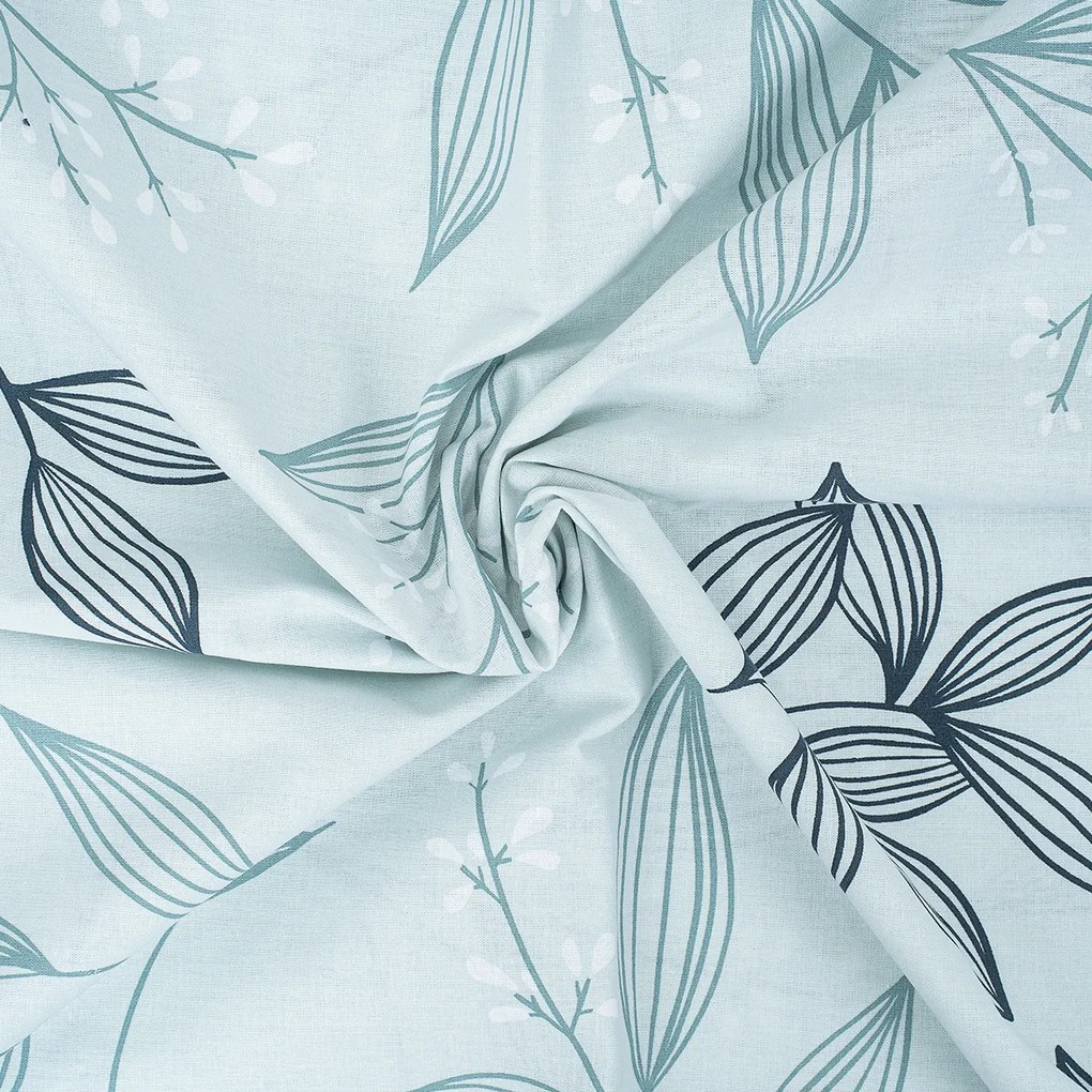 4Home Pościel bawełniana Frosty Leaves, 140 x 200 cm, 70 x 90 cm
