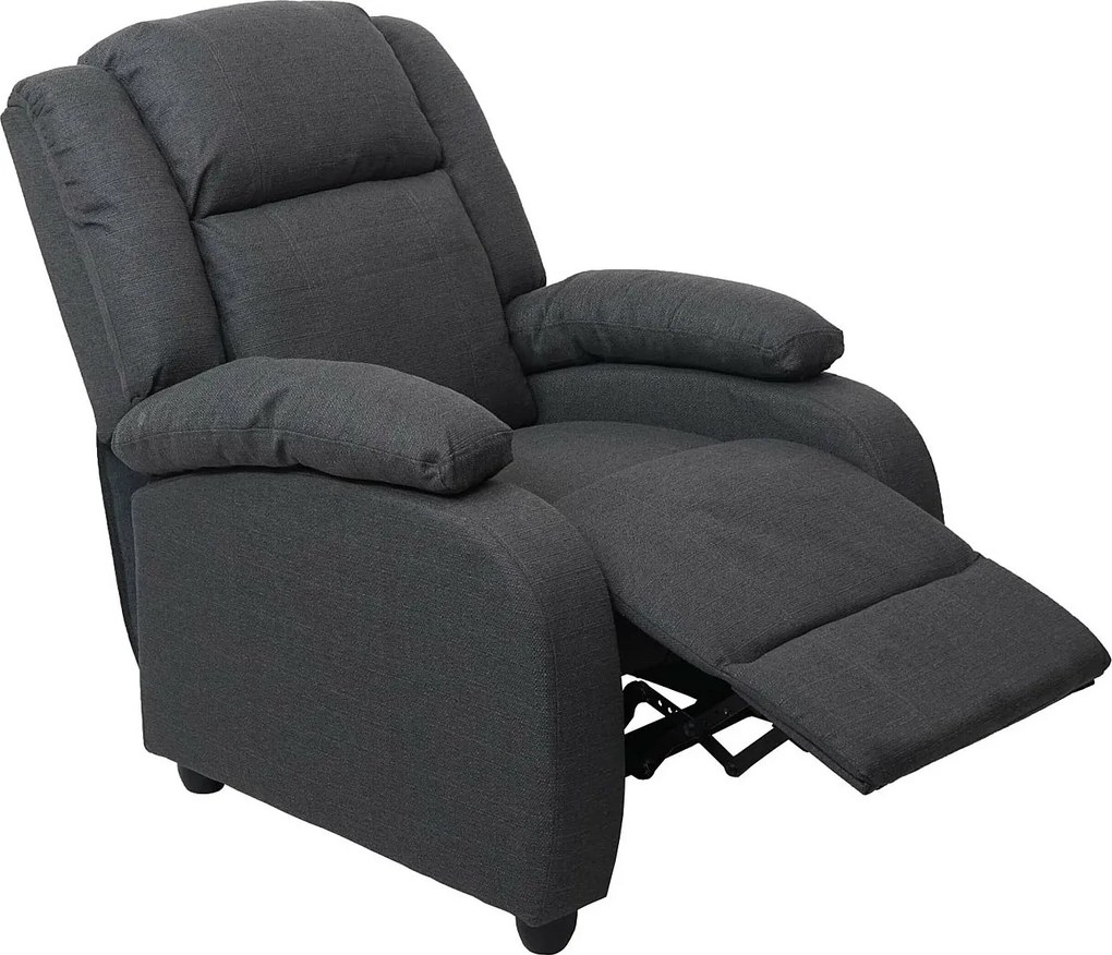 Fotel telewizyjny Glasgow,  Ciemnoszary