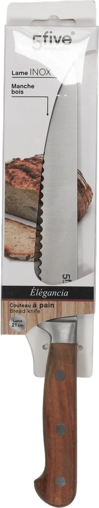 Nóż do krojenia chleba ELEGANCIA, stal nierdzewna, 33 cm