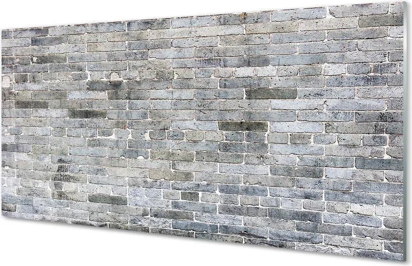 Szklany Panel Industrialna Czerwona Cegła