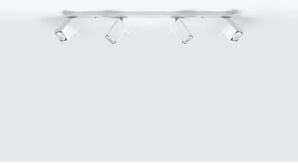 Biała lampa sufitowa Sollux Toscana