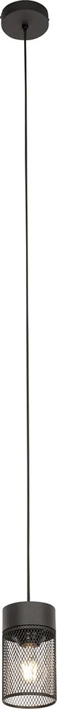 Industrialna lampa wisząca czarna - Jim