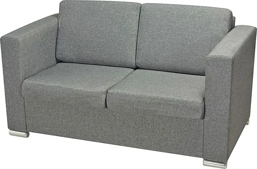 Szara dwuosobowa sofa loftowa T2-L62