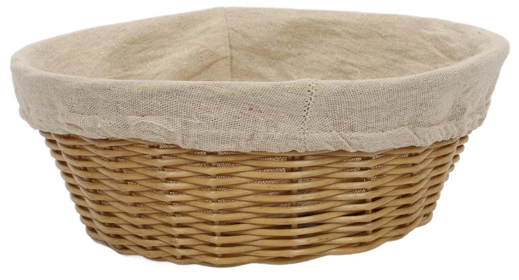 Koszyk na pieczywo z materiałową wyściółką, Ø 25 cm, Kesper