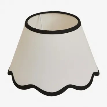 Berne Abażur Do Lampy Ø25 Cm & Biała Pościel - Czarna - Sklum