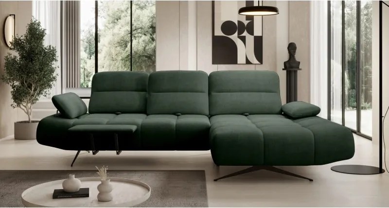 Narożnik FALCAO S układ L Prawostronny z funkcją RELAX w ktaninie AURORA 11 WERSAL