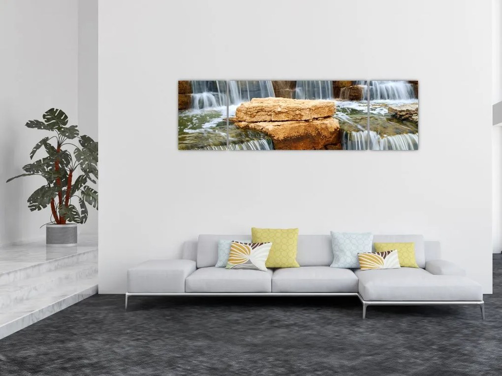 Obraz wodospadu (170x50 cm)