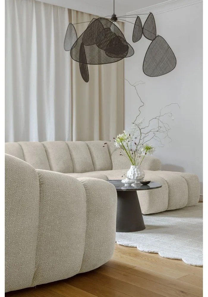 Beżowy narożnik (lewostronny/w kształcie litery U) Shell – Miuform