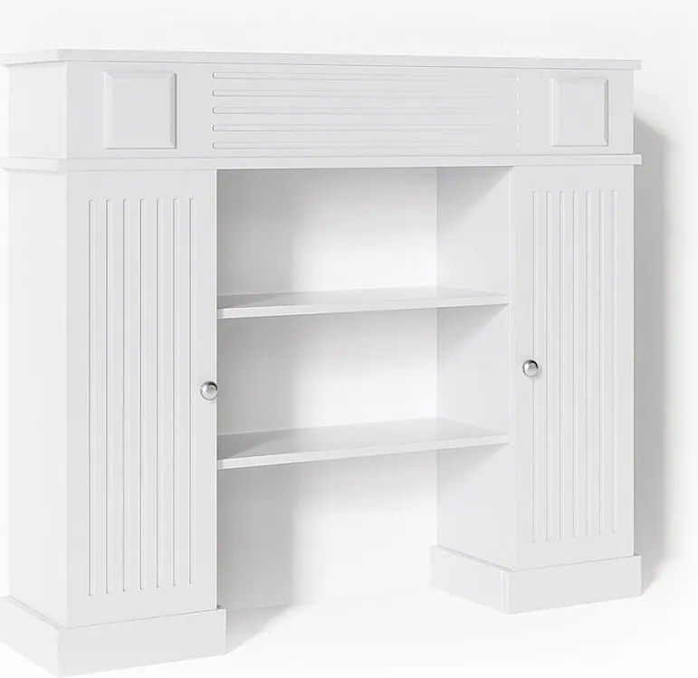 Obudowa kominka biały 119.5x27.3x103