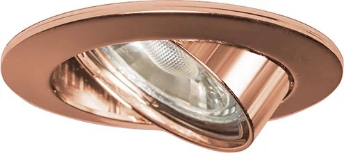 Inteligentny reflektor wpuszczany miedziany z możliwością przechylania, z Wifi GU10 - Edu