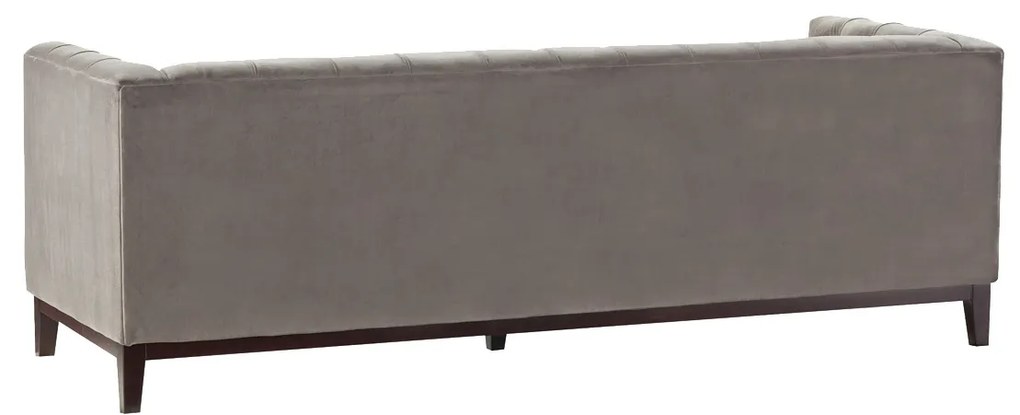 Sofa Velvet Elite grey 3-os.