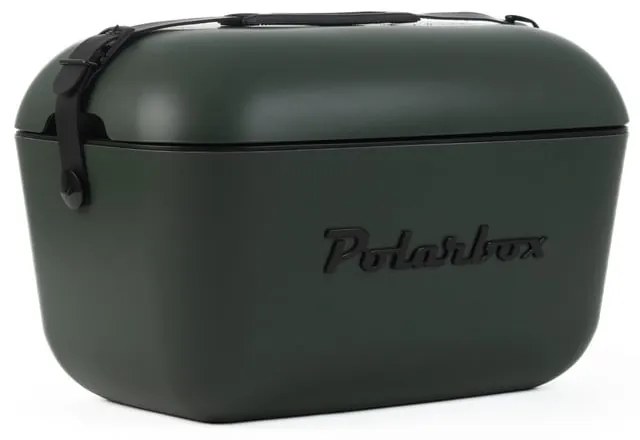 Ciemnozielony pojemnik chłodzący 20 l Classic Black – Polarbox