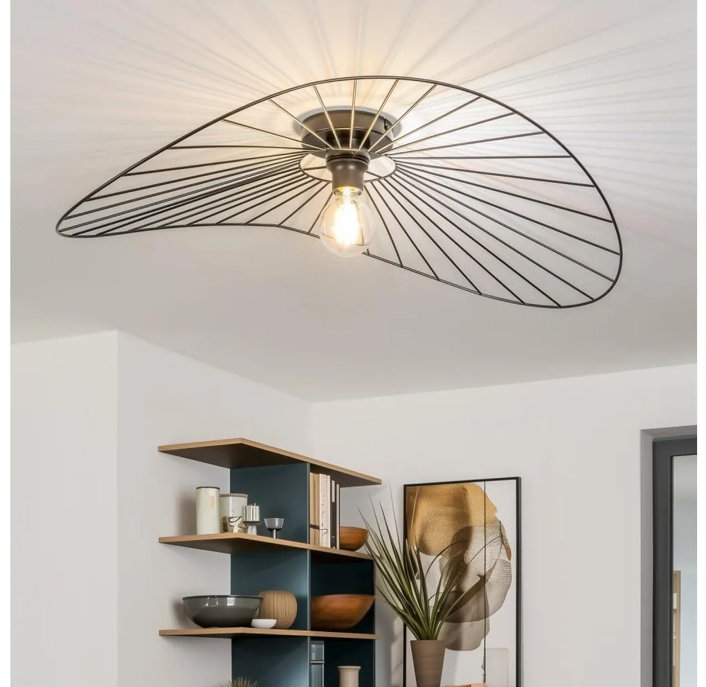 Brilagi - LED Przysufitowy żyrandol CERIA WIRE 1xE27/40W/230V 60x80 cm czarny