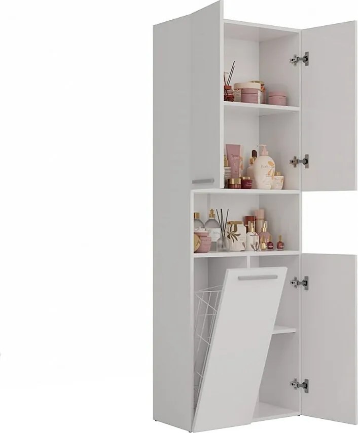 Meble łazienkowe, 174 x 30 x 60 cm, Biały Mat