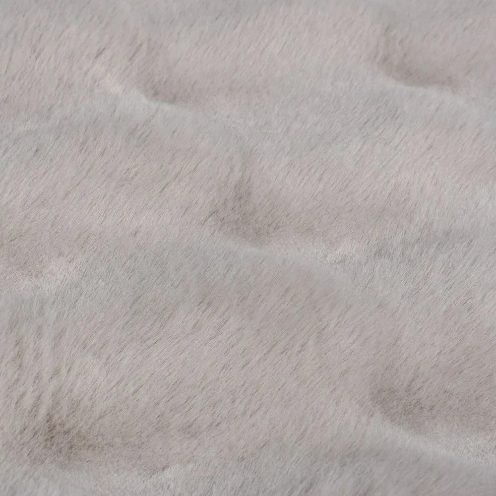 Jasnoszara syntetyczna skóra 120x170 cm Waffle Faux Fur – Flair Rugs