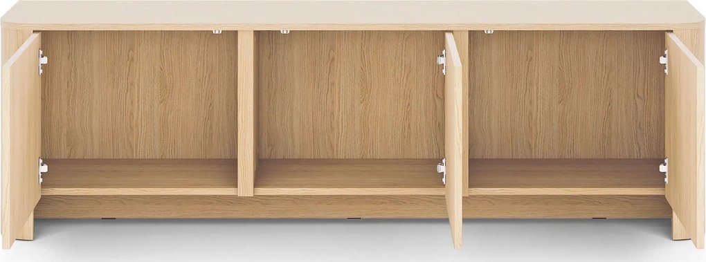 Nowoczesna szafka pod telewizor do salonu dąb vicenza C0-H59