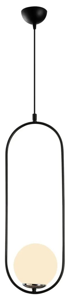 Lampa wisząca Mudoni - MR - 837, czarno-biała