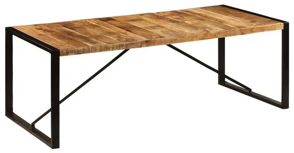 Brązowy stół w stylu loftowym 100x220 L8-M70