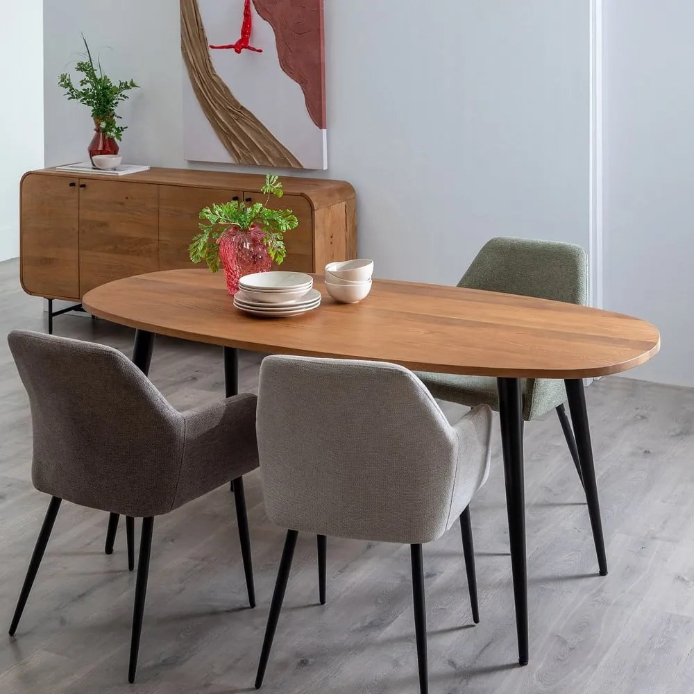 Stół z litego drewna mango 90x180 cm Mahón – Ixia