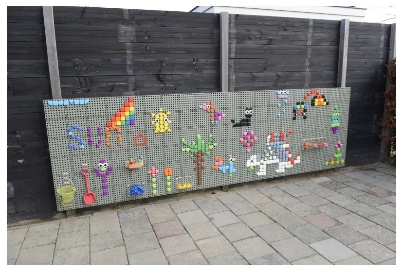 Masterkidz zestaw kołeczki w kształcie figur geometrycznych 64szt do tablic stem