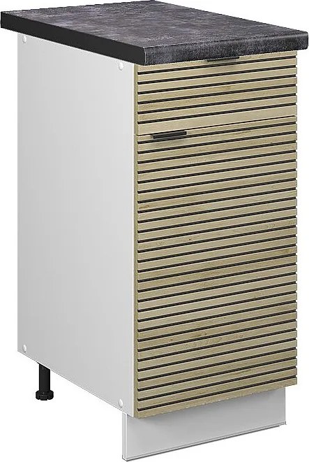 Szafka dolna do kuchni panel dębowy 40x60x82 fame-line