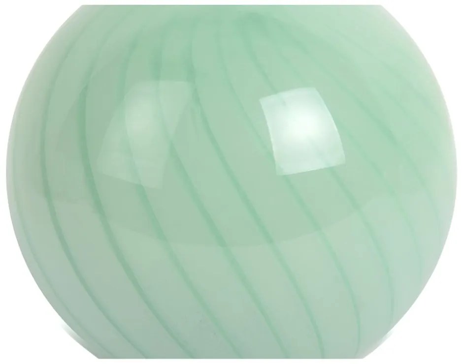 Jasnozielona lampa stołowa ze szklanym kloszem (wysokość 17 cm) Summer Globe – Leitmotiv