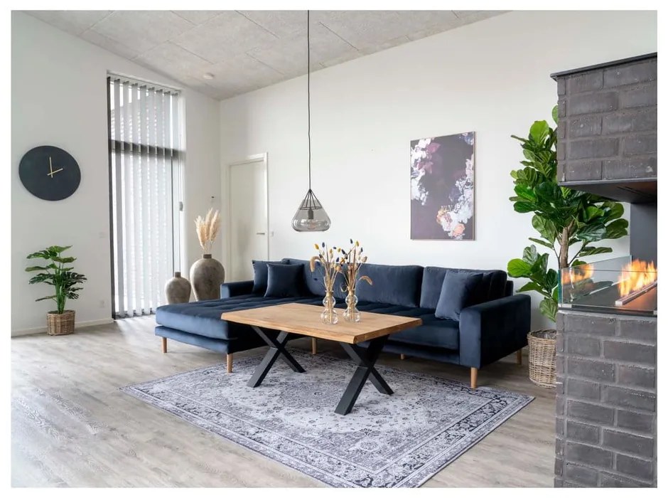 Stolik z blatem z litego dębu House Nordic Toulon, 120x70 cm