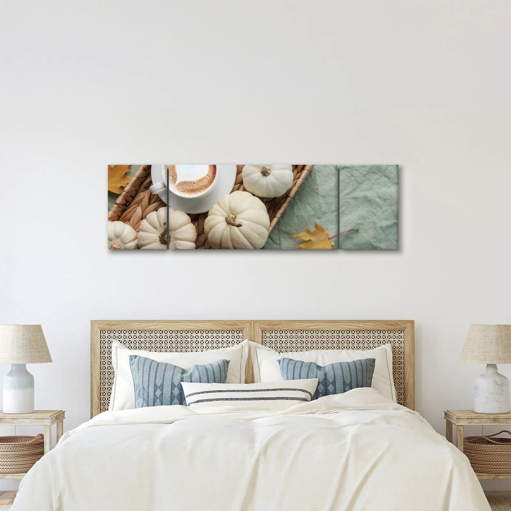 Obraz - Jesienny relaks (170x50 cm)