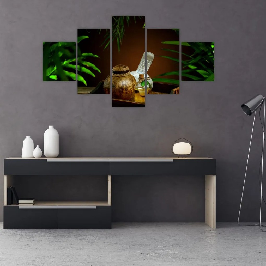 Obraz rzeczy spa (125x70 cm)