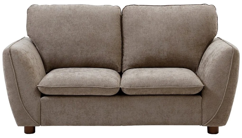 Kanapa 2-osobowa z tkaninową tapicerką w kolorze taupe MENARDIA