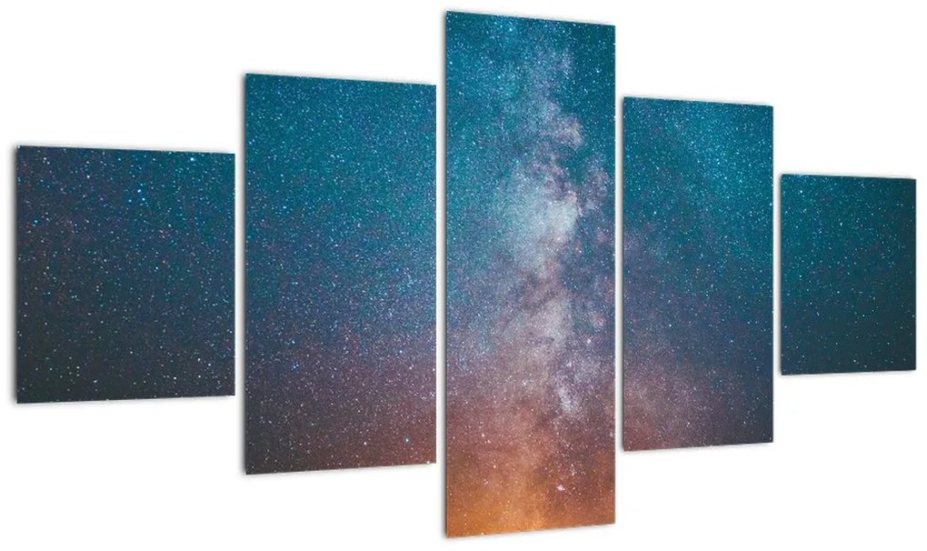 Obraz - Droga Mleczna (125x70 cm)