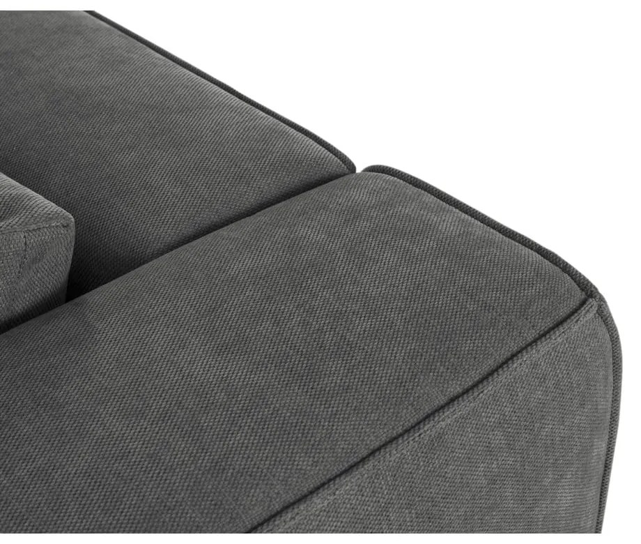 Ciemnoszara sofa 248 cm Esther – Milo Casa