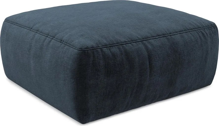 Ciemnoniebieski podnóżek z tkaniny szenilowej Kuki – Makamii