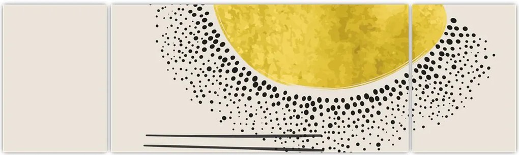 Obraz - Abstrakcyjny obraz plaży N⁰2 (170x50 cm)