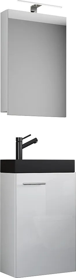 3szt umywalka Slito SC wąska czarna