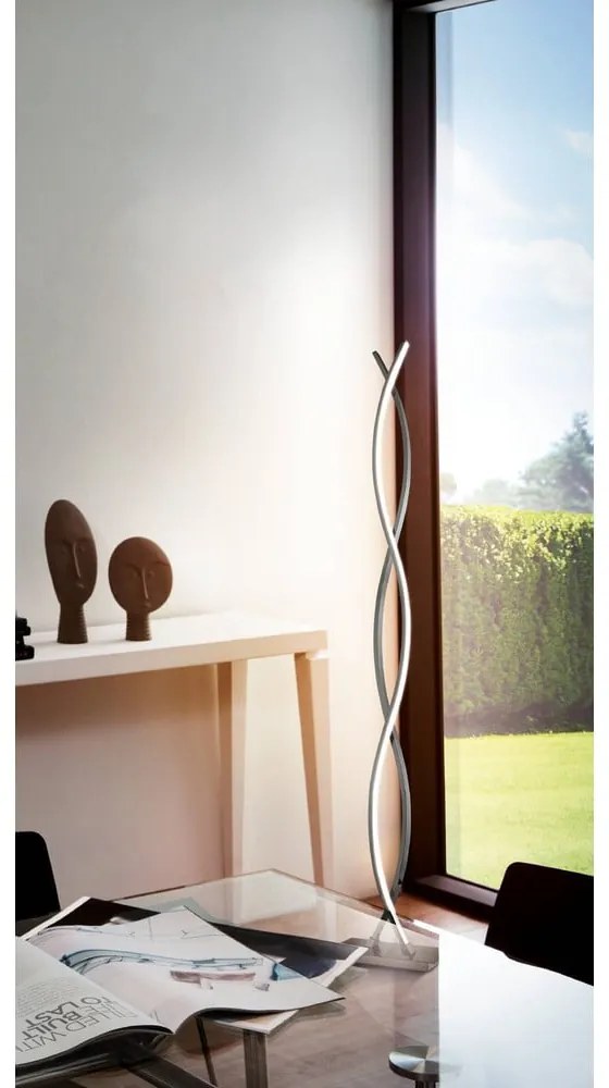 Lampa stojąca LED w kolorze srebra (wysokość 142 cm) LASANA 2 – EGLO