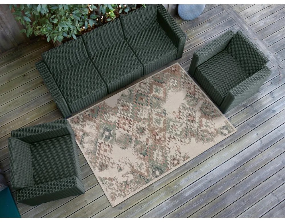 Beżowy dywan odpowiedni na zewnątrz 130x190 cm Breno – Universal