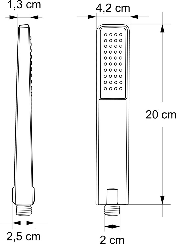 Słuchawka prysznicowa antywapienna 8411C