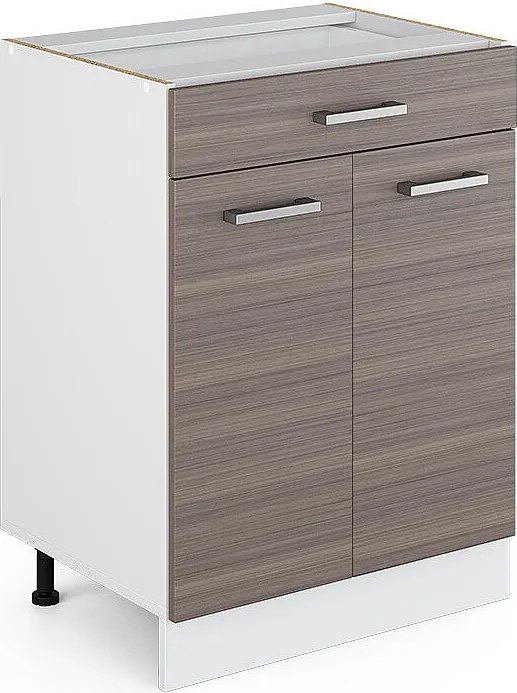 Szafka dolna do kuchni szlachetna szarość 60x46x81.6 r-line