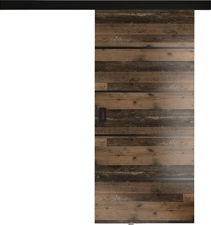 Drzwi przesuwne z maskownicą WERDI PLUS 100 old style