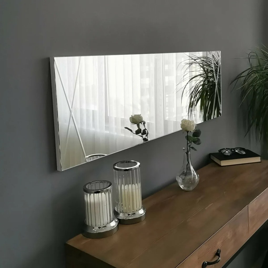 Lustro Silver 35 x 105 cm