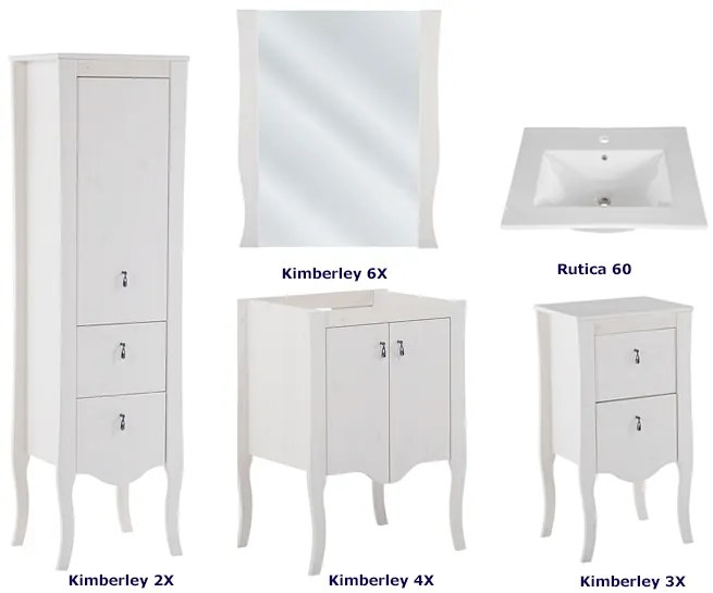 Szafka stojąca z umywalką - Kimberley 3S